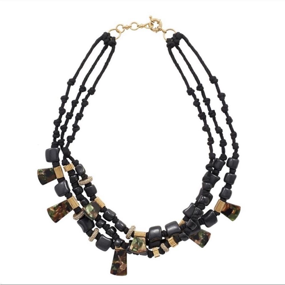 India Hicks Drawing Room Necklace - Camo - New